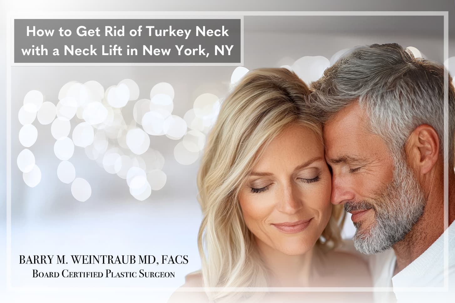 New York, NY Board-certified plastic surgeon explains how to get rid of turkey neck. Please call (646) 470-0918 to schedule a consultation